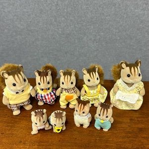 Calico critters, Hazelnut Chipmunk Family